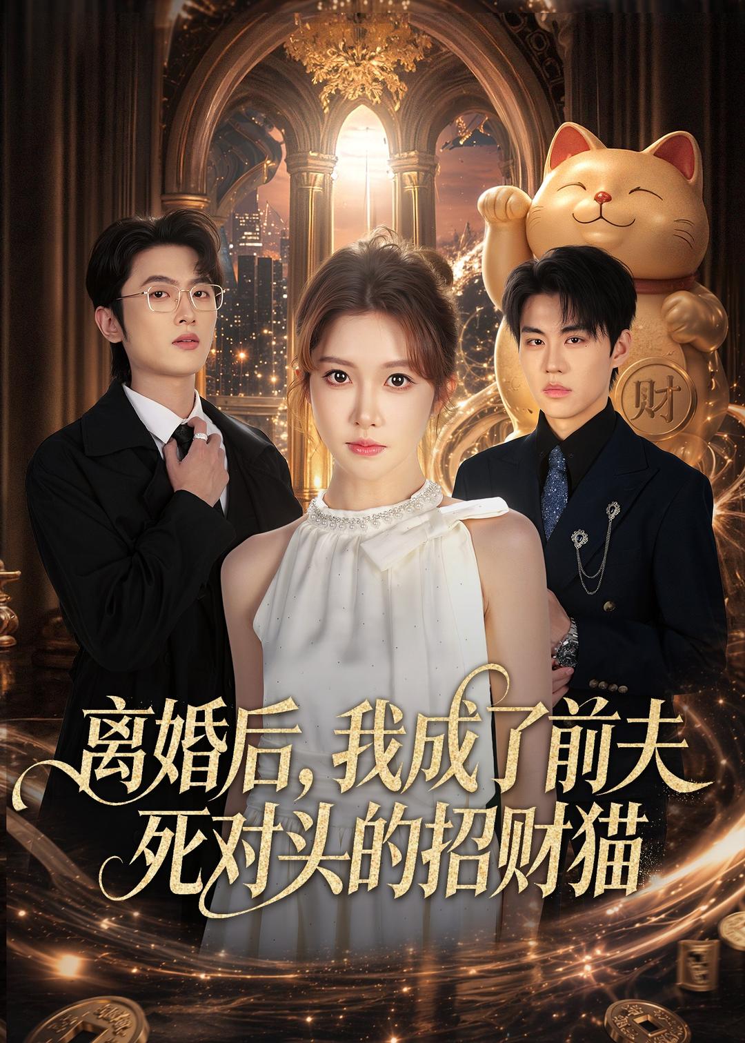 离婚后，我成了前夫死对头的招财猫-短剧封面